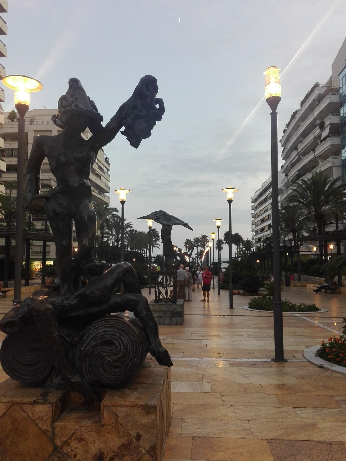 Esculturas de Dalí, Marbella, 2019.